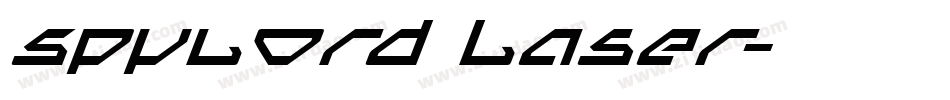 Spylord Laser字体转换